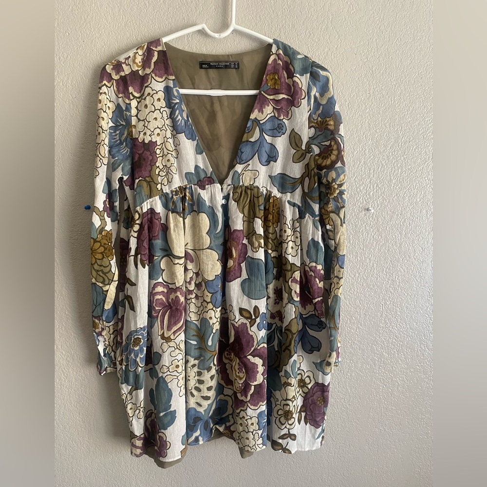 Floral V-Neck Dress
